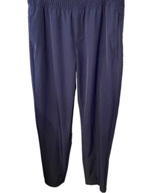 Soybu Jogger Mens Large Woven Regular Fit Elastic Waistband Blue Lightweight